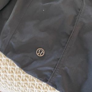 Black Lulu Lemon Rain Jacket